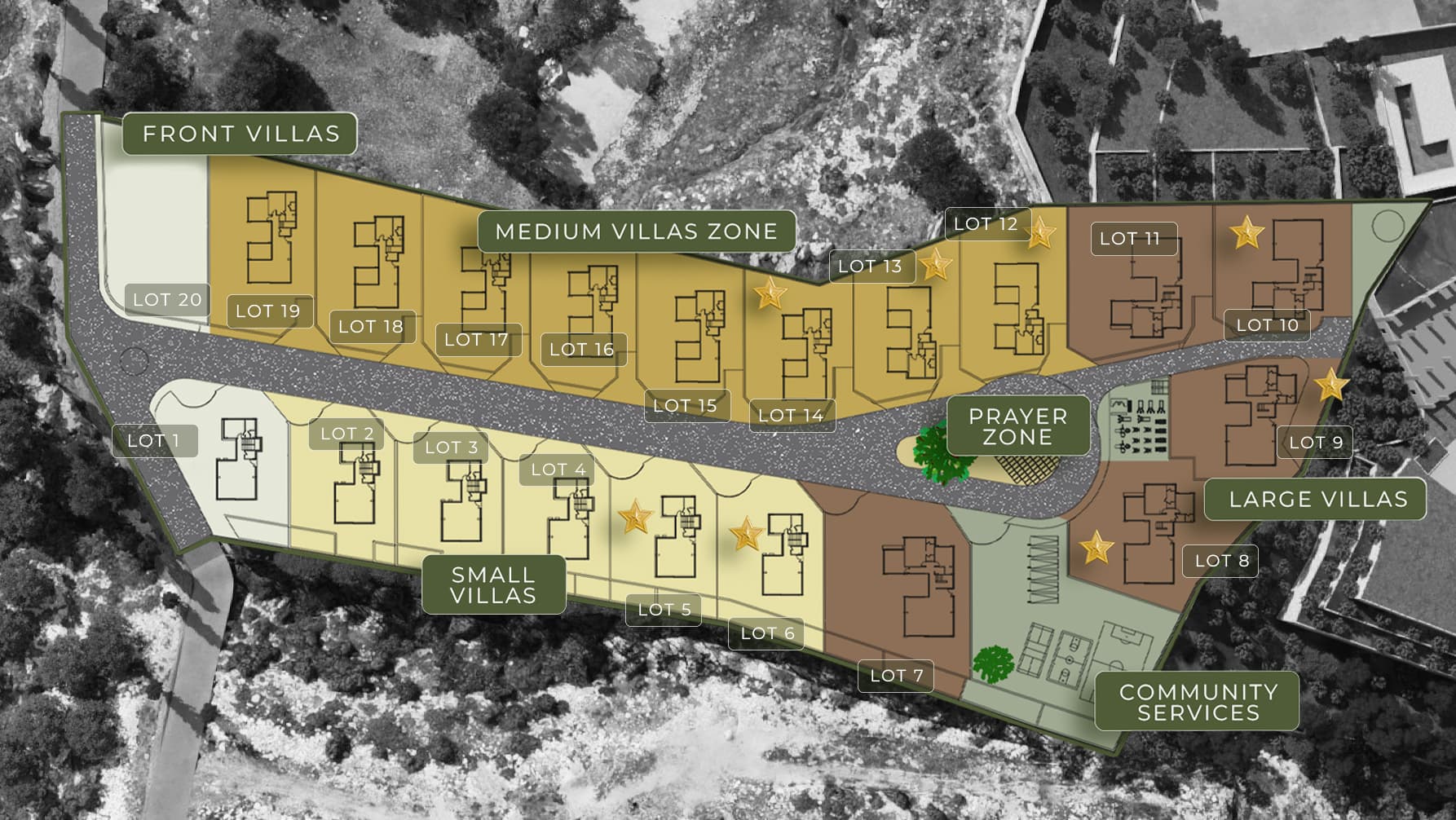 Nassim — Master plan and lot specifications